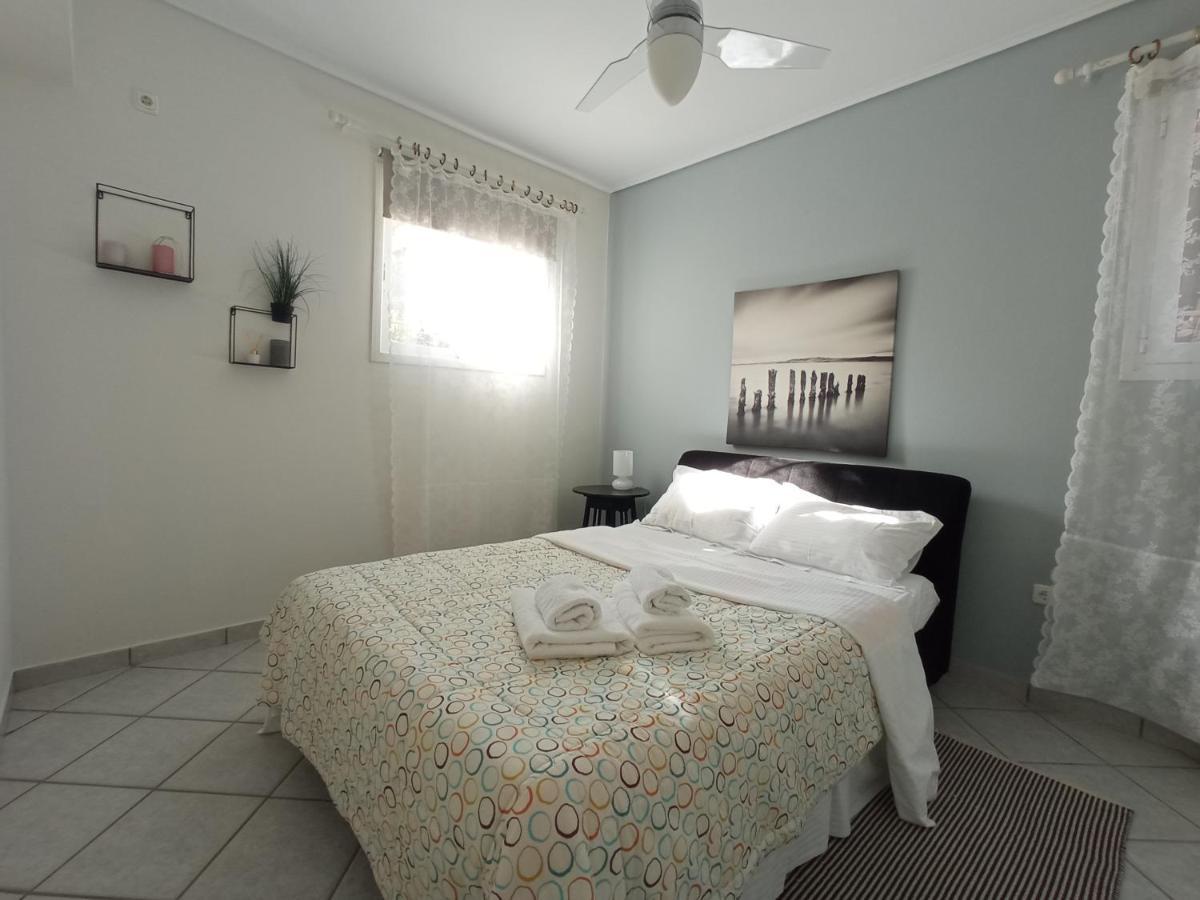 Flat With Garden Near Sea, Port And Airport Apartment Artemida  Luaran gambar