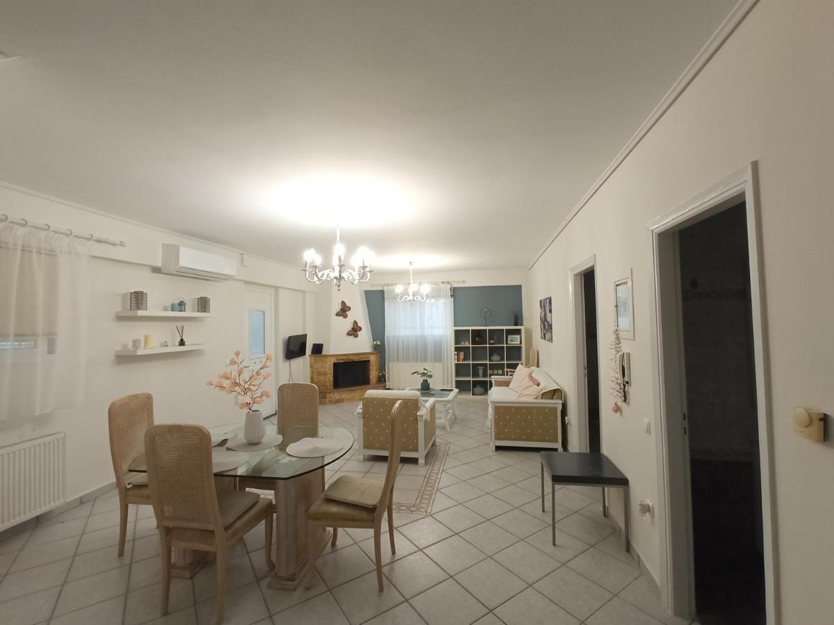 Flat With Garden Near Sea, Port And Airport Apartment Artemida  Luaran gambar