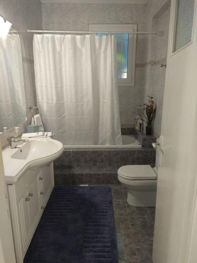 Flat With Garden Near Sea, Port And Airport Apartment Artemida  Luaran gambar